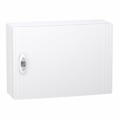 Sadalne, PrismaSeT XS, virsapmetuma, 1 x 18 moduļi, 1 zemējuma spaiļu bloks, baltas durvis