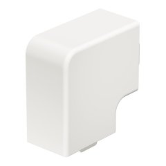 Plakana stūra vāks halogenbrīvs 30x45mm, PC/ABS, dzidri balts, 9010