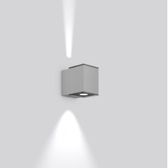 Gaismeklis ZONO PRO, 23 W, 1400 lm, 830, silver, DALI Wall luminaires, L 100 B 154 H 127, Transparent glass