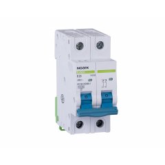 Miniatūrs jaudas slēdzis 10 kA Ex9BH 2P C16