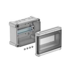 Sadales kārba bez klemmem, priekš 9 TE 240x191x125, PS, gaiši pelēks, 7035 SDB 09L PS