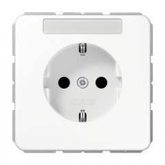 Kontaktligzda SCHUKO, 16 A 250 V ~, marķējams, duroplasts, Serie CD, balts