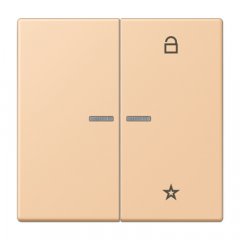 eNet taustiņš unversālais 2-viet, duroplasts, Serie LS, terre sienne claire 31