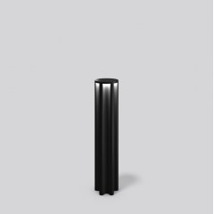 Apgaismes stabiņš HB 206, 11 W, 240 lm, 830, anthracite, on/off Bollards, D 130 H 600, Plastic (PC) opal