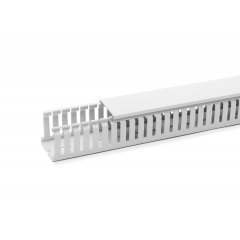 Rievots kabeļu kanāls HF DIN Set 50x100 7035, PC/ABS, gaiši pelēks, 7035 HFVK 50100 lgr