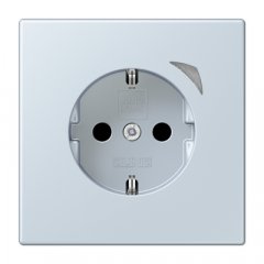 Kontaktligzda JUNG HOME SCHUKO, 16 A 250 V ~, skrūvju spailes, ar indikātoru un bērnu drošību, termoplasts krāsots