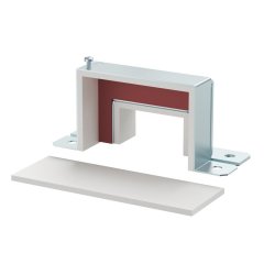 Samazināšanas elementa uzliktnis montāžai pie sienas un griestiem 70x110, St, FS BSKM-RE 0711 FS