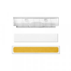 Marķēšanas lauka turētājs, tikai ne-JUNG atbalsta gredzenam 53,5 x 10 mm, termoplastisks, AS sērija, caurspīdīgs