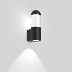 Gaismeklis MEGA TOWER R, 14 W, 780 lm, 840, anthracite, on/off Wall luminaires, L 160 B 115 H 338, Transparent glass