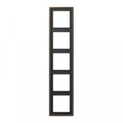 Rāmītis 5-vietīgs, vertikālā un horizontālā montāža, misiņš LS 990, Messing antik