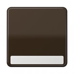 Taustiņs 1-viet, marķējams, duroplasts, Serie CD, brūns