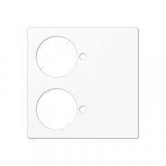 Centrālplate Zettler VarioLine, Serie 127.xxx Ruftaster, Anwesenheitstaster, Serie AS/A, balts