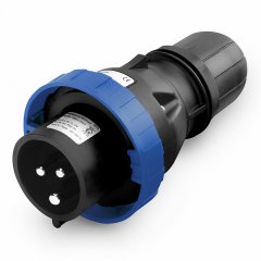 Sprādziendroša CEE kontaktdakša PLUG 2P+E IP66/IP67 16A 6h 200-250V AC