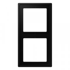 Rāmītis 2-vietīgs, vertikālā un horizontālā montāža, LS 990, grafītmelns matēts