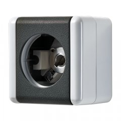 Informatīvs gaismas signāls (bez vāka), E10-cokols, WG 800, pelēks