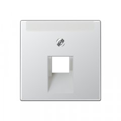 Virsma IAE/UAE-datu rozetei 1 x 8-polig, marķējams, termoplasts lakots, Serie A, alumīnijs