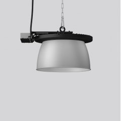INDUSTRIAL HALL, 150 W, 17200 lm, 840, melns, on/off augsta laiduma gaismeklis, L 499 B 405 H 312, 85°