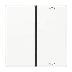 Taustiņs slēdzim 1-viet, ar virzienrādītāju, F40, Serie LS, balts