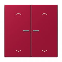 JUNG HOME taustiņš 2-viet, ar bultiņu simboliem<br />
, Serie LS, rouge carmin