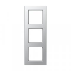 Rāmītis 3-vietīgs, vertikālā un horizontālā montāža, termoplasts krāsots, A 550, alumīnija