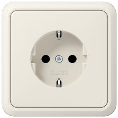 Kontaktligzda SCHUKO, 16 A 250 V ~, ar rāmi, duroplasts, Serie CD, ziloņkaula