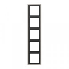 Rāmītis 5-vietīgs, vertikālā un horizontālā montāža, LS 990, krāsa nerūsējošais tērauds