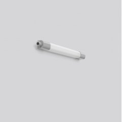 Gaismeklis PLANOX ECO, 9 / 17 W, 1100 / 2100 lm, 840, grey, on/off Ceiling and wall luminaires, Damp-proof luminaires, L 769 B 61 H 50, Plastic (PC) opal