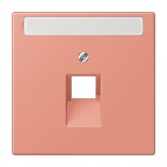 Virsma IAE/UAE-datu rozetei 1 x 8-polig, marķējams, termoplasts lakots, Serie LS, l'ocre rouge moyen