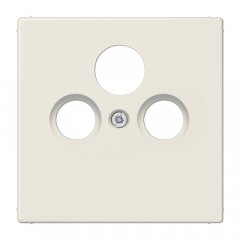 Centrālplate unversālā Sat/BK, termoplasts, Serie LS, ziloņkaula