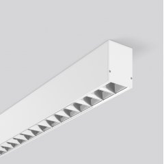 Gaismeklis LESS IS MORE 50, 28 W, 3350 lm, 830, white, DALI Ceiling and wall luminaires, L 1127 B 57 H 75, Alea optical system