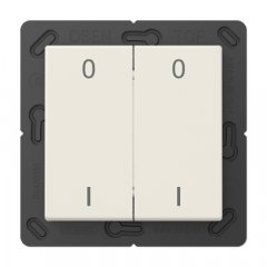 EnOcean slēdzis-raidītājs kanālu skaits 4, simboli 0 I, Serie AS, ziloņkaula