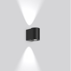 Gaismeklis NADELSPOT PRO, 23 W, 2150 lm, 830, anthracite, DALI Wall luminaires, L 100 B 154 H 127, Transparent glass