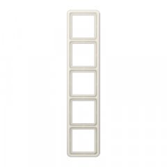 Rāmītis 5-vietīgs, vertikālā un horizontālā montāža, termoplasts, CD 500, ziloņkaula