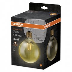 Spuldze Vintage 1906® LED CLASSIC GLOBE 22 2.5 W/2400 K GOLD E27