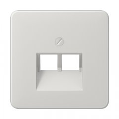 Virsma IAE/UAE-datu rozetei 2 x 8-polig, termoplasts, Serie CD, gaiši pelēks