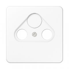 Centrālplate unversālā Sat/BK, termoplasts, Serie CD, balts