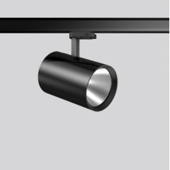 DEECOS S maxi, 43 W, 5750 lm, 940, black, on/off Surface mounted projectors, D 123 H 200, 17°