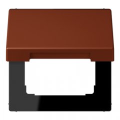 Rozetes vāks ar atsperi, termoplasts krāsots, Serie LS, terre sienne brûlée 59