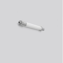 Gaismeklis PLANOX ECO, 9 / 17 W, 1100 / 2100 lm, 840, grey, on/off Ceiling and wall luminaires, Damp-proof luminaires, L 800 B 66 H 71, Plastic (PC) opal, Movem