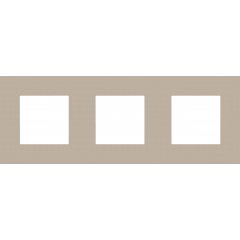 Rāmītis 3-vietīgs, Niko Pure steel champagne coated