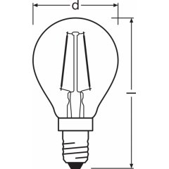 Spuldze Vintage 1906® LED CLASSIC P 22 2.5 W/2400 K GOLD E14