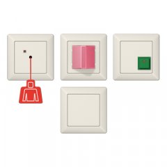 Avārijas zvanu komplekts  AS sērija ziloņkaula