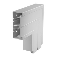 Plakanais stūris Stabils, neregulējams 200x200x130, PVC, gaiši pelēks, 7035
