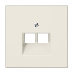 Virsma UAE datu rozetei 2 x 8-polig, termoplasts, Serie LS, ziloņkaula