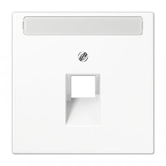 Virsma UAE datu rozetei 1 x 8-polig, marķējams, termoplasts, Serie LS, balts