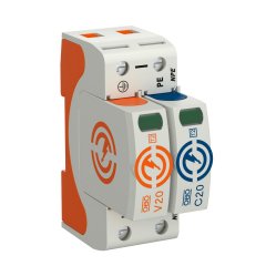 Pārsprieguma novadītājs V20 vienpolīga NPE 320V V20-1+NPE-320