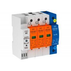 Kombinētais novadītājs V25 ar akustisku signālu +NPE 280V V25-B+C 3+NPE+AS