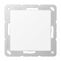 Nosedzošais vāks (tukša virsma), termoplasts lakots, Serie A, sniegbalts matēts