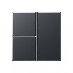 Taustiņs 3-viet, F40, Serie A, antracīts matēts