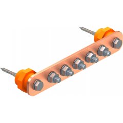 Potenciālu izlidzīnoša kopne BigBar / 5 pieslegumi 5xM10, Cu 1802 5 CU